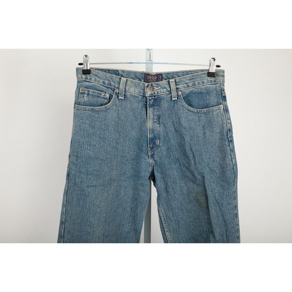 IZOD Jeans Mens 32x34 Actual 32 x 30 Blue Denim Medium Wash *
